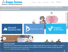 Tablet Screenshot of grupposistema.it